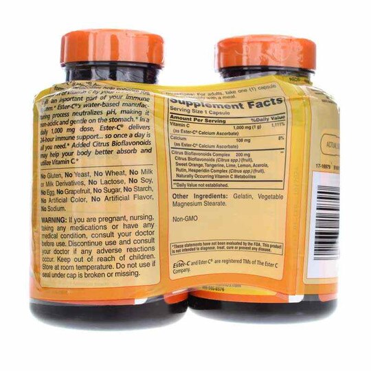 Ester-C 1000 Mg Capsules with Citrus Bioflavonoids, AH